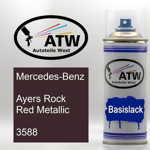 Mercedes-Benz, Ayers Rock Red Metallic, 3588: 400ml Sprühdose, von ATW Autoteile West.